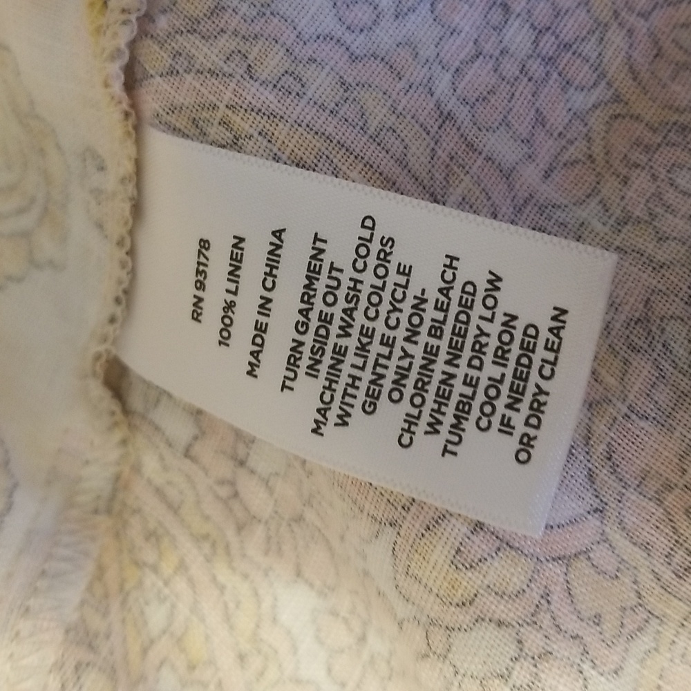 Magaschoni  Kimono Paisley Scarf Print 100% Linen NWT - Picture 11 of 12